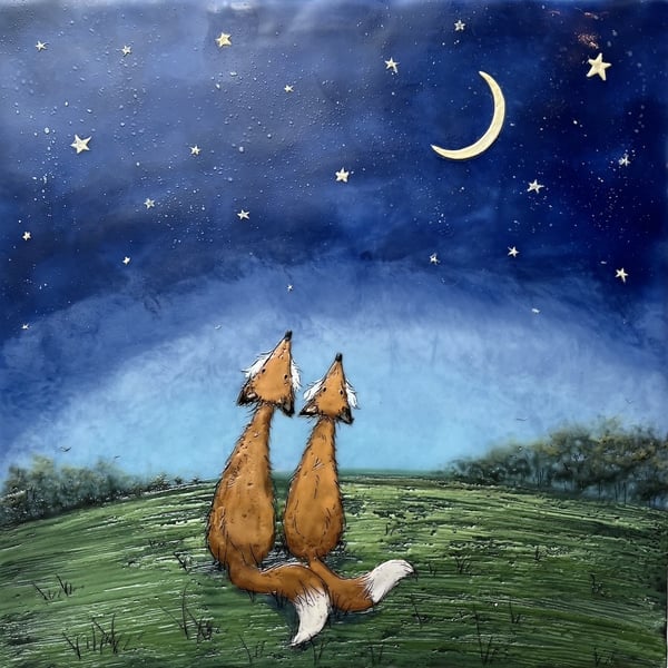 To the Moon and Past the Stars 25 by Brenda Walker